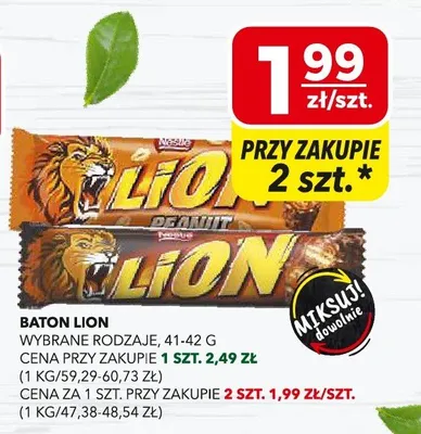 Baton wybrane rodzaje promocja w Top Market