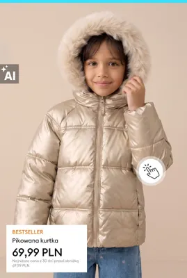 Pikowana kurtka promocja w Sinsay
