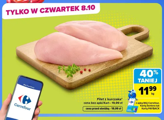 Filet z kurczaka promocja w Carrefour