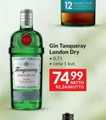 Gin Tanqueray London Dry promocja w Makro
