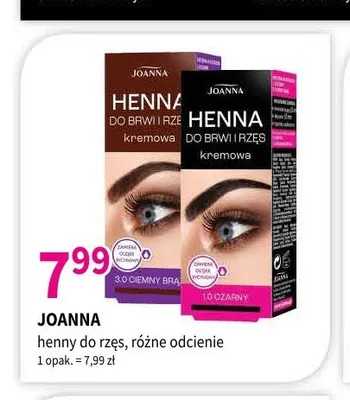 Henna do rzęs Joanna promocja w Drogerie Polskie