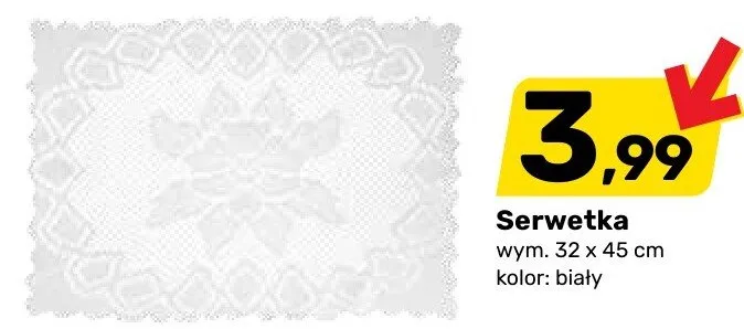 Serwetka promocja w Bricomarche