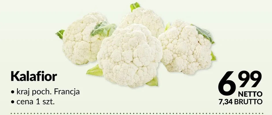 Kalafior promocja w Makro