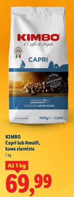 Capri lub Amalfi, kawa ziarnista promocja w Lidl