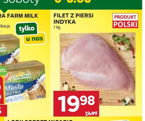 Filet z piersi indyka promocja w Stokrotka