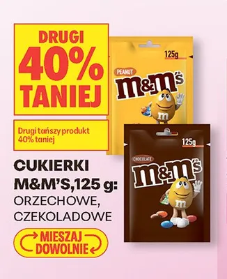 Cukierki M&M's orzechowe promocja w Biedronka