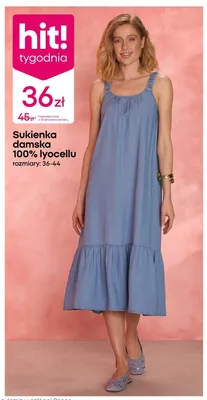 Sukienka damska 100% lyocellu promocja w Pepco