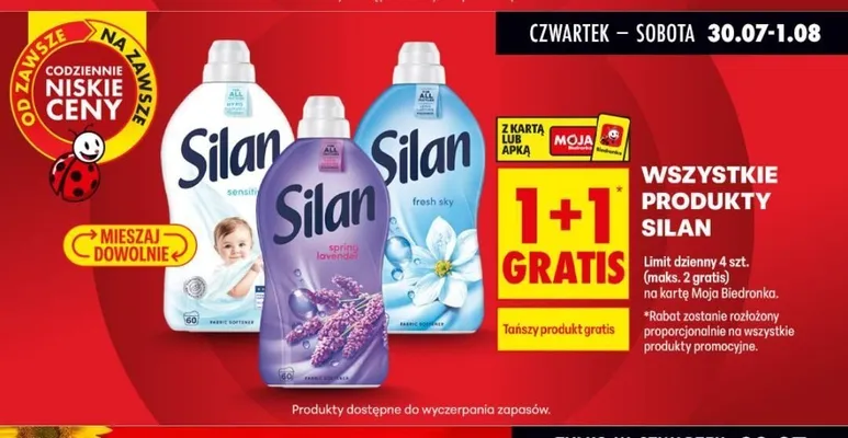 Produkty Silan promocja w Biedronka