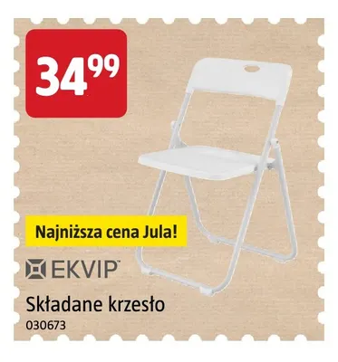 Składane krzesło Ekvip promocja w Jula