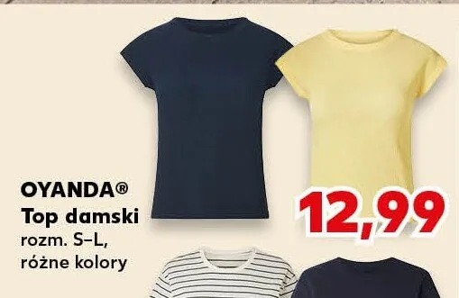 Top damski rozm. S-L, różne kolory promocja w Kaufland