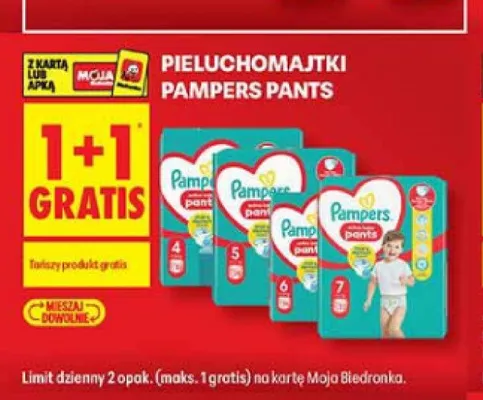 Pieluchomajtki Pampers Pants promocja w Biedronka