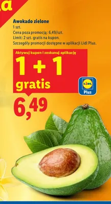 Awokado zielone Lidl promocja w Lidl