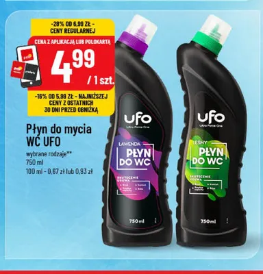 Płyn do mycia WC UFO promocja w POLOmarket