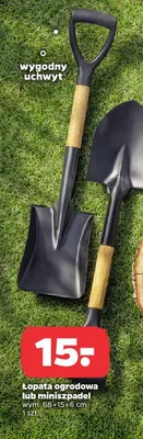 Łopata ogrodowa lub miniszpadel promocja w Netto