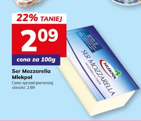 Ser Mozzarella Mlekpol promocja w Hitpol