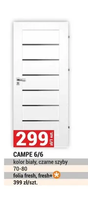 Drzwi Campe 6/6 promocja w Merkury Market