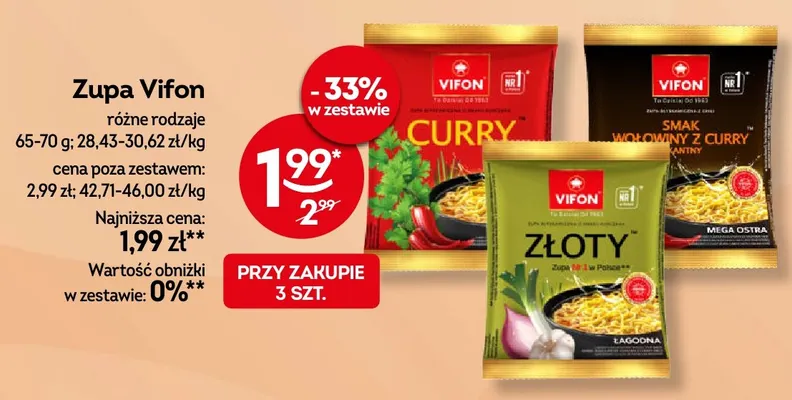 Zupa Vifon promocja w Żabka