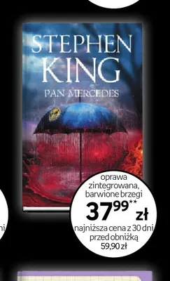 Książka Pan Mercedes Stephen King promocja w Empik