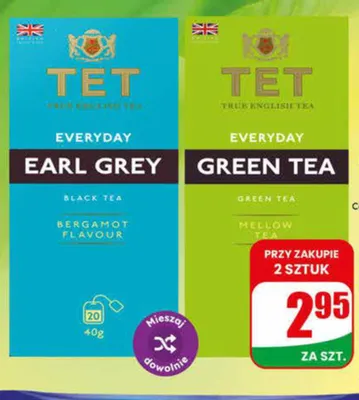 Herbata TET Everyday Green Tea promocja w Dino