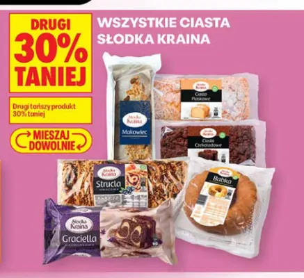 Ciasta Słodka Kraina promocja w Biedronka