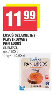 Łosoś szlachetny plastrowany Pan Łosoś Suempol promocja w SPAR