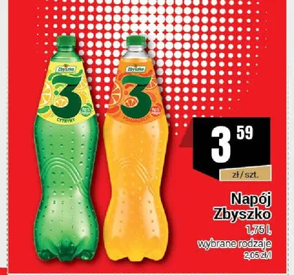 Napój gazowany Zbyszko 3 Pomarańcze promocja w Premium Nasz Sklep
