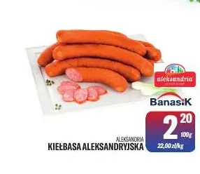 Kiełbasa aleksandryjska Aleksandria promocja w Tomi Markt