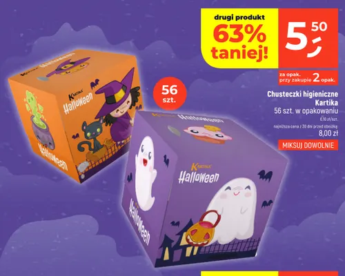 Chusteczki higieniczne Kartika promocja w Dealz