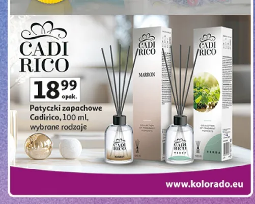 Patyczki zapachowe Cadi Rico promocja w Auchan