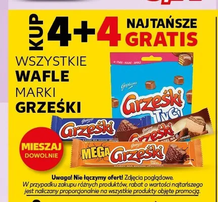 Wafel Grześki Mega Toffi promocja w Kaufland