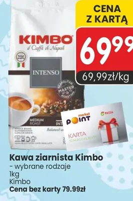 Kawa ziarnista Kimbo promocja w Market Point