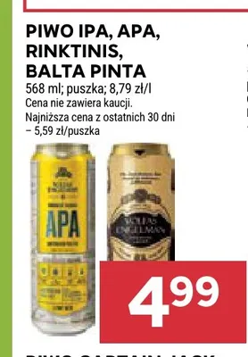 Piwo APA Volfas Engelman promocja w Stokrotka