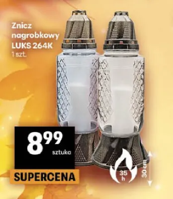 Znicz nagrobkowy Luks 264K promocja w Delikatesy Centrum