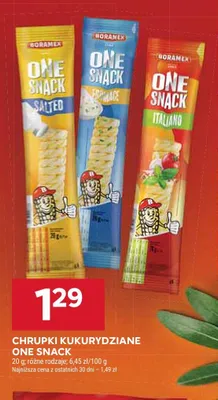 Chrupki kukurydziane Woramex One Snack Fromage promocja w Stokrotka