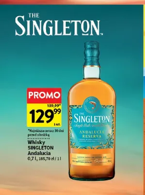 Whisky Singleton Andalucia Reserva promocja w Intermarche