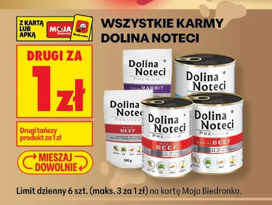 Karmy Dolina Noteci promocja w Biedronka