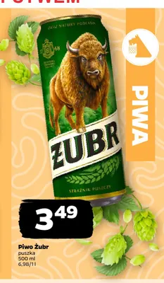 Piwo Żubr promocja w Netto