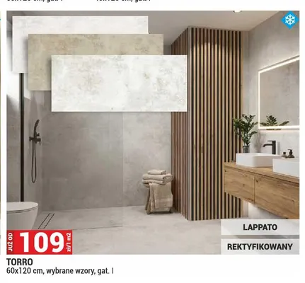 Gres Torro 60x120 cm gat. I promocja w Merkury Market