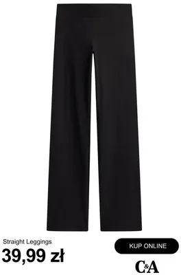 Legginsy damskie Straight Leggings C&A promocja w C&A