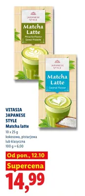 Matcha latte klasyczna Vitasia Japanese Style promocja w Lidl