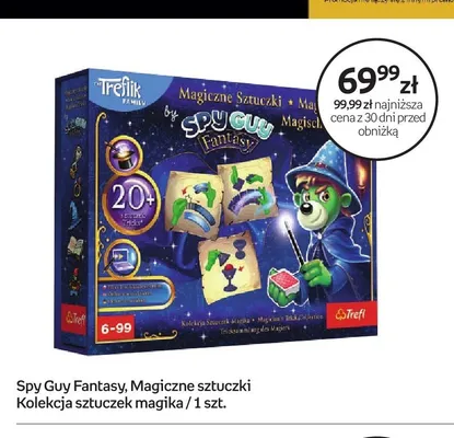 Spy Guy Fantasy Magiczne sztuczki Kolekcja sztuczek magika Trefl promocja w Empik