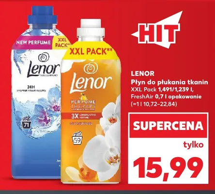 Płyn do płukania tkanin Lenor promocja w Kaufland