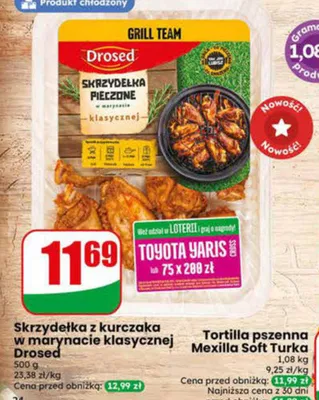 Tortilla pszenna Mexilla Soft Turka promocja w Dino
