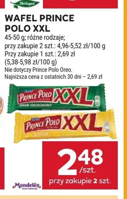 Wafel Prince Polo XXL klasyczny promocja w Stokrotka
