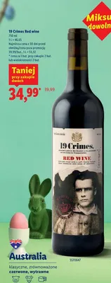 Wino Red wine promocja w Lidl