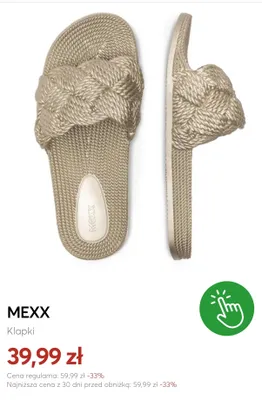 Klapki Mexx promocja w eobuwie.pl