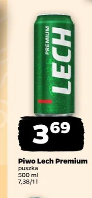 Piwo Lech Premium promocja w Netto