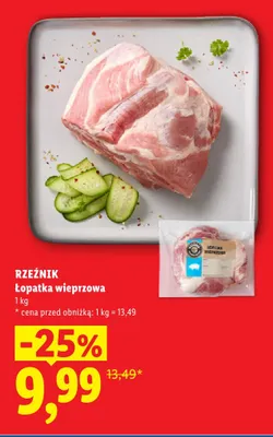 Łopatka wieprzowa Rzeźnik promocja w Lidl