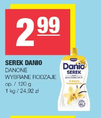 Serek Danio o smaku waniliowym promocja w SPAR