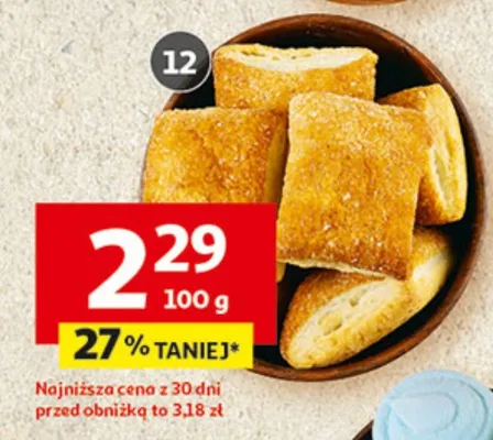 Ciastka francuskie poduszki z nadzieniem malinowym lub wiśniowym Choco Loco promocja w Auchan